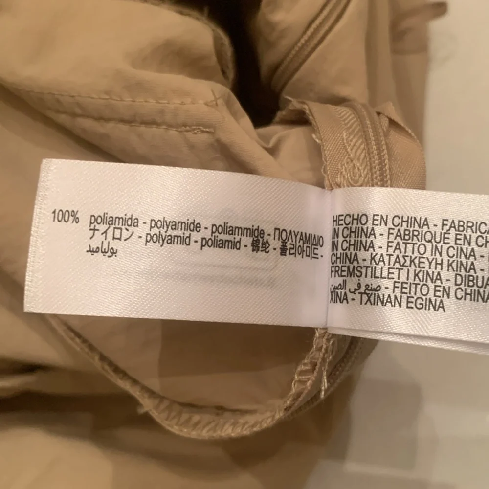 NWOT ZARA WOMEN BEIGE STRAPLESS WIDE LEG JUMPSUIT  Size XS - Picture 7 of 9